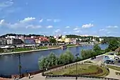 View of the riverside boulevards and the city's oldest section