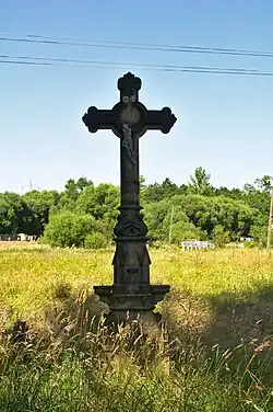 Wayside cross in Gorzeszów