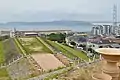 Awaji Island and Akashi Strait from Goshikuzuka Kofun