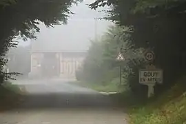 The road into Gouy-en-Artois