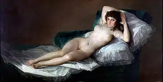 La maja desnuda, 1790–1800