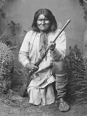 Geronimo, 1887, prominent leader of the Chiricahua Apache