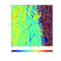 Map of XX component of strain tensor