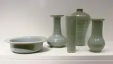 Green Longquan celadon from Zhejiang, Song dynasty, 13th century