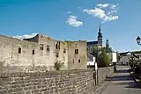 The castle and Baroque church