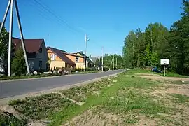 The main street of Grabučiškės