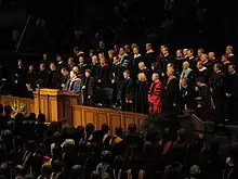 Dalton at the April 2008 BYU graduation ceremony