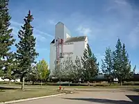 Grain elevator in Rosthern