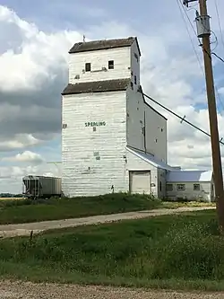 Grain Elevator at Sperling (Demolished 2015)