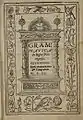 The 1540 Grammatica da Língua Portuguesa com os Mandamentos da Santa Madre Igreja, by João de Barros