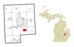 Location within Genesee County