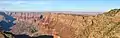 Comanche Point centered, as seen from Navajo Point. Desert View Watchtower upper right.