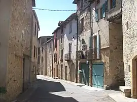 The main street in Saint-Félix-de-Sorgues