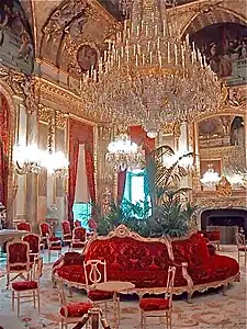 A salon of Napoleon III in the Louvre.