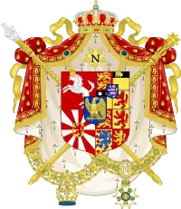 Arms of Jérôme Bonaparte, King of Westphalia