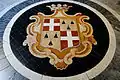 Coat of arms of Perellós at the Grandmaster's Palace in Valletta