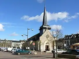 The church in Grandvilliers