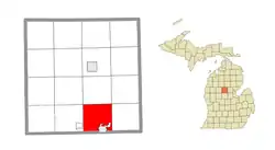 Location within Clare County