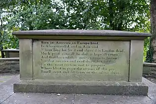 The tomb of Elihu Yale