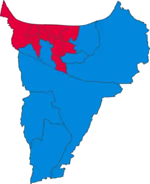 2023 results map