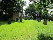 Christ Church and the cemetery