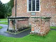 Gray's tomb, to the left