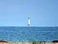 The lighthouse as seen from Yala National Park.