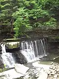 The Great Falls of Tinker's Creek in the Bedford Reservation.