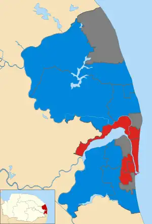 2011 results map