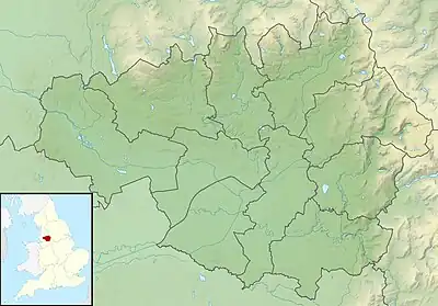 Winter Hill is located in Greater Manchester