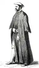 Bearded man in a robe