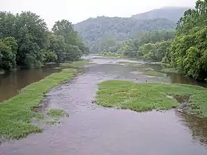 The Greenbrier River in Marlinton