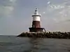 A photograph of Greens Ledge Light