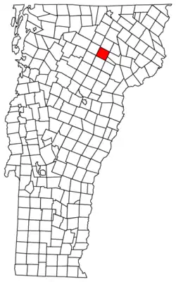 Location in Vermont