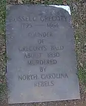 The Grave of Russell Gregory