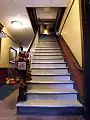 Main stairway of the Grim Building in Kirksville, Missouri.