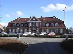 Grindsted train station in the largest town of the municipality