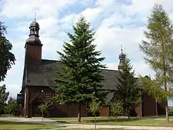 Wooden church of the Assumption of the Blessed Virgin Mary from 1776.