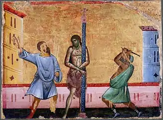 Flagellation, 1270s, in the Lindenau-Museum