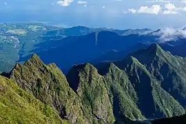 The jagged Peaks that give Mount Guiting-guiting its name.