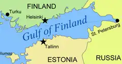 Battle of Vyborg Bay (1940) is located in Gulf of Finland