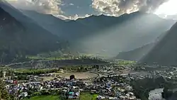 View of Gulabgarh Town and Paddar Valley