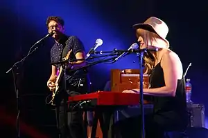 Gungor performing live in August 2015