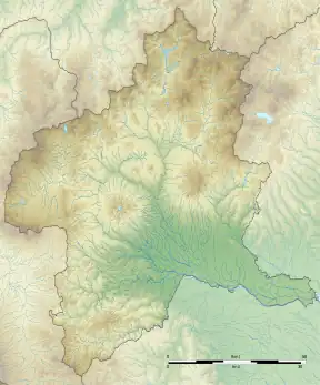 Mount Asama is located in Gunma Prefecture