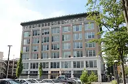 Gus Blass Department Store, built 1912 in Little Rock, Arkansas; an early example of two-way concrete slab construction