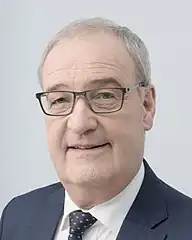 Federal councillorGuy Parmelinfrom Vaud