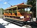 Car 327 is a 1930s replica (built by Toronto Transportation Commission) of the original 1890s Toronto Railway Company vehicle