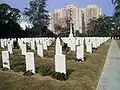 Headstones of Canadian soldiers at Sai Wan War Cemetery