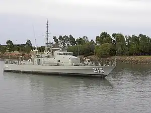 The former HMAS Gladstone in 2010