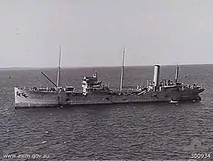 HMAS Kurumba in 1941